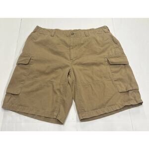 Polo Ralph Lauren Cargo Shorts Men 36 Beige Y2K Relax Fit Casual Utility